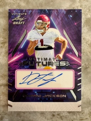 Domani Jackson 2022 Leaf Ultra Draft Auto Autograph USC Trojans - Image 1 of 3