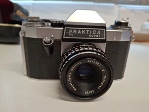 Praktica Pl Nova 1 With Meyer Optic Domiplan 50mm F2.8 - Picture 1 of 14