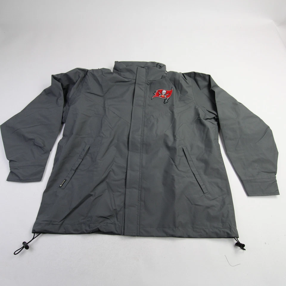 Tampa Bay Buccaneers Boathouse Rain Jacket Men's Gray New - Image 1 of 1