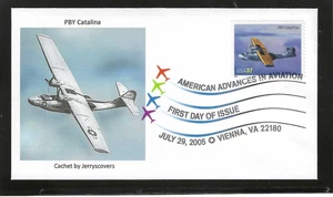 PBY CATALINA SEAPLANE FDC 2005 VIENNA, VIRGINIA JERRY'S COVERS 1 of 1 - Picture 1 of 1