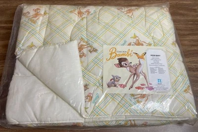 Nuevo Nuevo de Lote Antiguo Disney Bambi Cremallera Edredón 34 X 46 Pulgadas Saco de Dormir Tamaño Bebé Foto 1 de 4