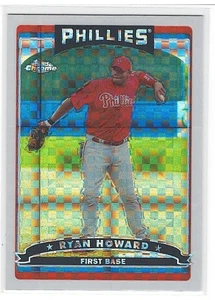 Carta Baseball 2007 Topps Chrome Ryan Howard X Fractor - Foto 1 di 1