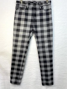 ROCAWEAR BLAK CHECK BLACK GRAY Men’s 32 SKINNY FIT JEANS - Picture 1 of 10