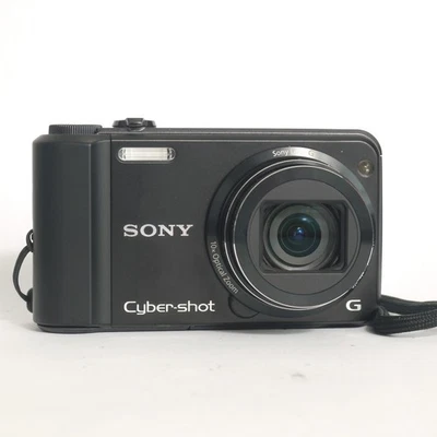 Sony Cyber-shot DSC-H70 16.1MP Digital Camera with Battery + SD Card - Black - Image 1 of 4
