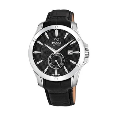 Reloj de cuarzo suizo Jaguar para hombre - Modelo J878/4, caja de acero inoxidable, esfera negra Foto 1 de 4