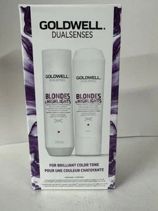 Goldwell Dualsenses Blondes & Highlights Anti-Yellow Shampoo & Conditioner - Picture 1 of 2