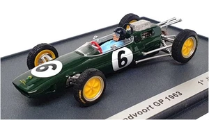 Brumm 1/43 Scale S11/11 - F1 Team Lotus Type 25 Zandvoort GP 1963 #6 Jim Clark - Picture 1 of 5
