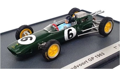Brumm 1/43 Scale S11/11 - F1 Team Lotus Type 25 Zandvoort GP 1963 #6 Jim Clark - Image 1 of 4