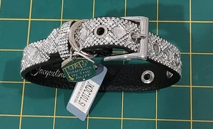 Jacqueline Kent Hundehalsband Diamanten in der Rüsche, Größe Small 7" - 11 1/2" Hals  - Bild 1 von 10