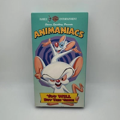 Animaniacs (VHS, 1994) You WILL Buy This Video - Pinky and the Brain RARE OOP FS - Image 1 of 4