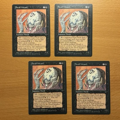 Thrull Wizard x4 NM+ NEVER PLAYED 4x Fallen Empires MTG VINTAGE FAST SHIPPING - Image 1 of 2