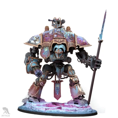 Knight Preceptor Canis Rex painted figure Warhammer 40k Pre-Sale | Museum - Image 1 of 4