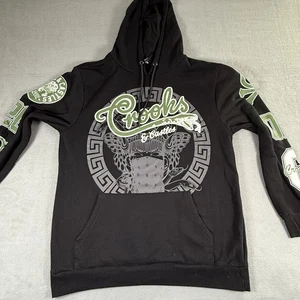 Crooks & Castles Men's Green Medusa Graphic Hoodie Sweatshirt XL - Picture 1 of 8