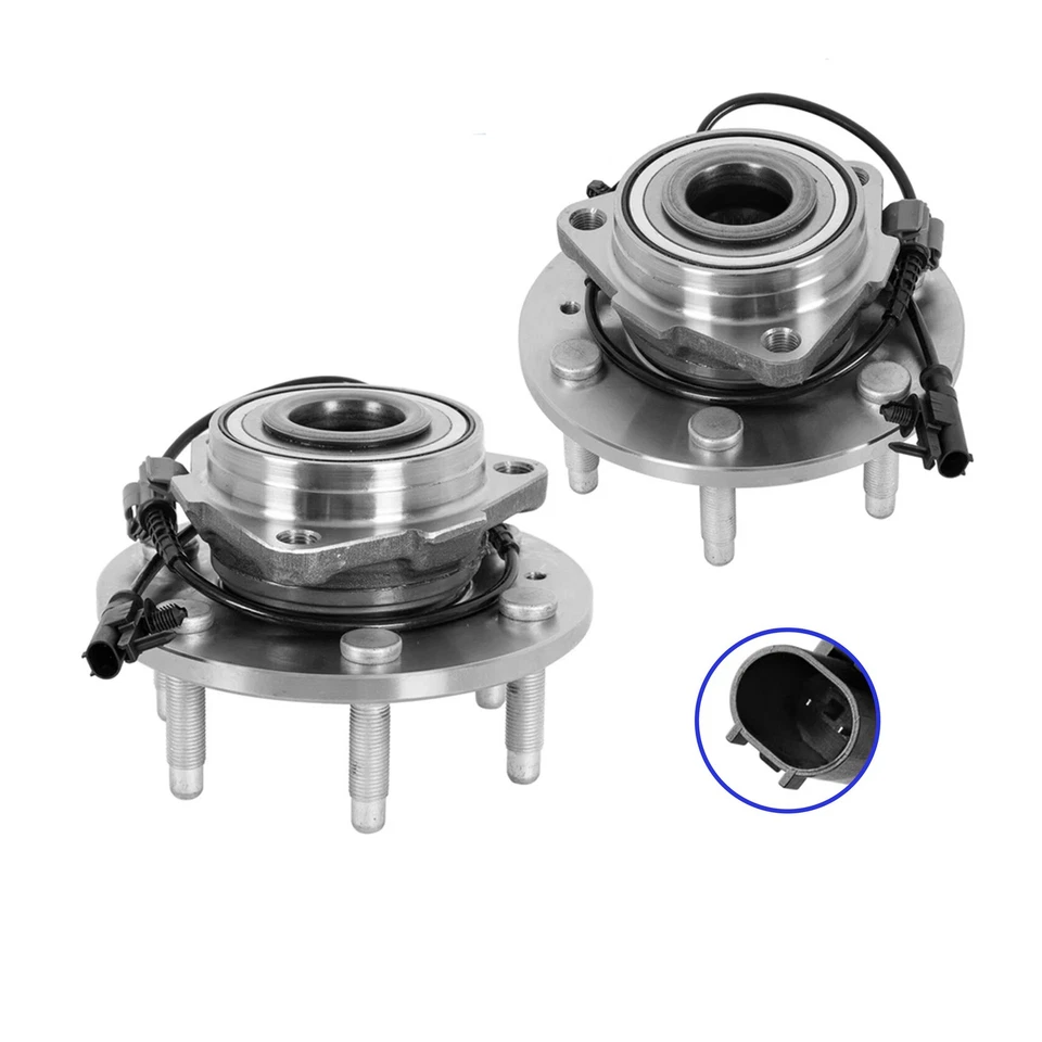 4WD Front Wheel Bearing Hubs for 2007-2013 Chevy Silverado GMC Sierra 1500 Tahoe Foto 1 de 4