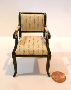 BESPAQ DOLLHOUSE MINIATURE ARM CHAIR FINISH 2772 A gsg-gbk
