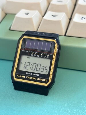 [Ultra Raro] Reloj Digital Solar SANYO AMORTON De Colección Japón 1980 [REPUESTO/REPARACIÓN] Foto 1 de 4