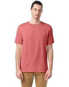  Hanes Mens ComfortWash 100% Cotton Short Sleeve Garment-Dyed T-Shirt GDH100 - Picture 1 of 37