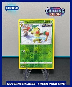 Thwackey 017/198 Reverse Holo Pokemon Card Chilling Reign Pokémon TCG MINT - Picture 1 of 2