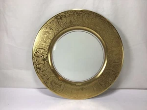 OO79 Vintage America's Ransgil China Gold Etching Very Beautiful Plate For Gift - Picture 1 of 6