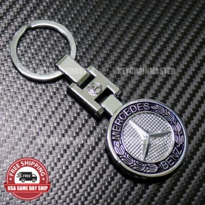 3D Mercedes-Benz AMG Sport 3D Logo Alloy Car Home Keychain Ring Decorate Gift - Picture 1 of 3