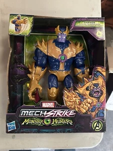 Marvel Mech Strike Monster Hunters Thanos Marvel Figure 9" Monster Punch 2022 - Picture 1 of 2