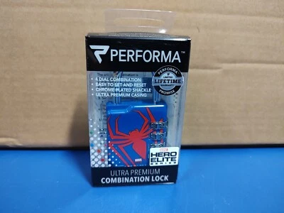 Marvel Comics Spider-man Performa Hero Elite Combo Locker Lock Gym / School - Image 1 of 4
