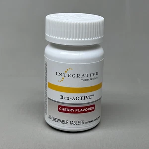 INTEGRATIVE THERAPEUTICS B12-Active Supplement 30 Chewable Tablets 6/25 (New) - Picture 1 of 9
