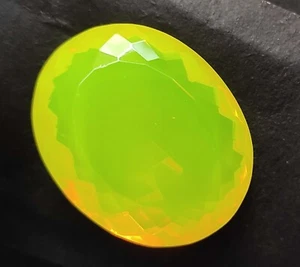 116.30 Ct A+ Oval Cut Yellow Opal Welo Australian Untreated Certified Gemstone - Picture 1 of 9