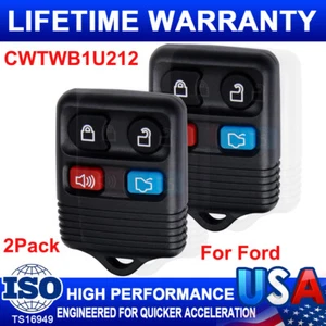 2Pcs For 1998 1999-2005 Ford Expedition Remote Car Key Fob CWTWB1U212 CWTWB1U345 - Picture 1 of 13