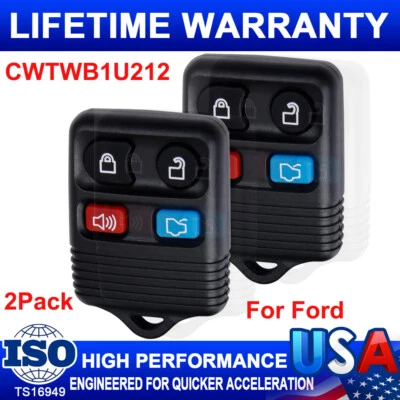 2Pcs For 1998 1999-2005 Ford Expedition Remote Car Key Fob CWTWB1U212 CWTWB1U345 - Image 1 of 4