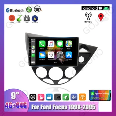 For Ford Focus 1998-05 GPS Navi Android13 Car Stereo Radio Player WIFI Head Unit - Image 1 of 4