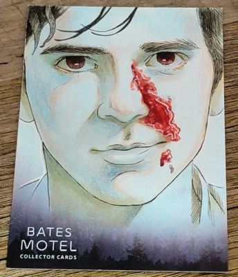 Bates Motel Season One Gabby Untermayerova Sketch Card - Norman Bates (2) - Image 1 of 2