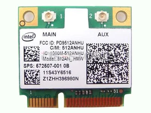 Lenovo IBM 43Y6517 Intel 5100 512ANHMW Wireless WiFi Card WLAN Half Mini PCIe La - Picture 1 of 2