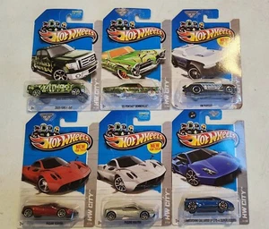 Hot Wheels "HW City" 2013 lote de (6) *sin abrir* nuevo #130 - Imagen 1 de 2
