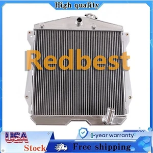 3Row Aluminum Radiator For 41-48 Chevrolet Fleetline/Fleetmaster Base 3.5L #4348 - Picture 1 of 16
