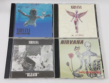 Nirvana CD Lot of 4 - Bleach In Utero Nevermind Incesticide