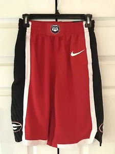 Nike UGA Georgia Bulldogs Team Shorts US S Red - Picture 1 of 4