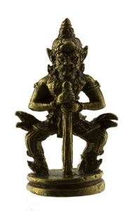 Tao Wessuwan - Amulett Thai - Miniatur - Talisman Thailand #786 D48 - Picture 1 of 2