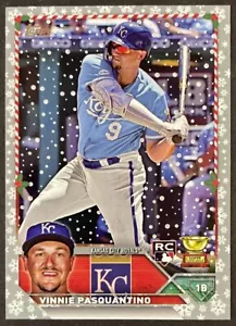 2023 TOPPS HOLIDAY VINNIE PASQUANTINO FIOCCO DI NEVE METALLICO RC #H99 - Foto 1 di 2