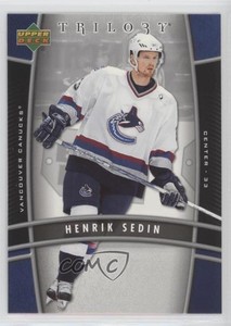 2006-07 Upper Deck Trilogy Henrik Sedin #97 HOF