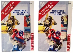 Lot of 2 Boxes - Hasbro Transformers 16 Lenticular Valentines Day Cards Per Box - Picture 1 of 6