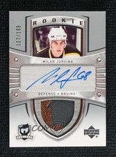 2005-06 Upper Deck The Cup /199 Milan Jurcina #141 RPA Rookie Patch Auto RC