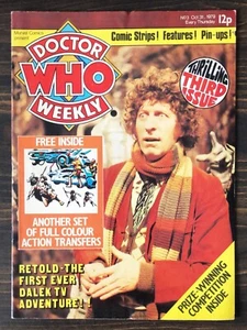 Doctor Who Weekly Magazine #3 - 31 ottobre 1979 (Marvel Comics) - Foto 1 di 4