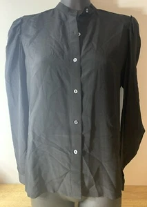 Fenn Wright & Manson Womens Black Silk Blouse - Picture 1 of 4