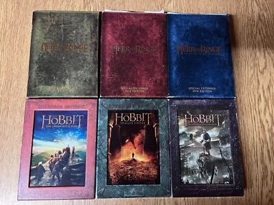 Die Hobbit- und Herr der Ringe-Trilogien - Extended Editionen 27-DVDs DVD - Bild 1 von 2