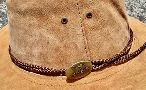 Kangaroo hand made leather hat band all hats cowboy man woman Australian made - Picture 1 of 8