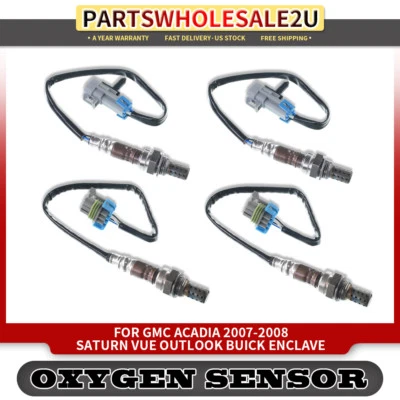 4x Sensores de oxígeno aguas arriba y aguas abajo para Buick Enclave Saturn Outlook Vue GMC 3,6 L Foto 1 de 4