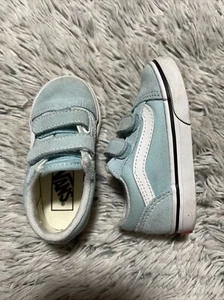 Vans bambino vecchia scuola blu chiaro taglia 6 bambino - Foto 1 di 5