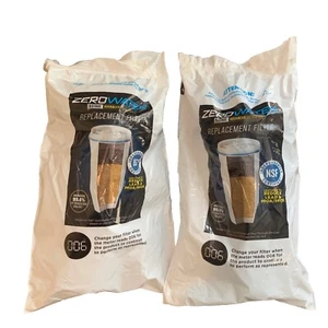 2 Genuine Sealed ZeroWater 5-Stage Filtration Pitcher Replacement Filters ZR-006 - Picture 1 of 4