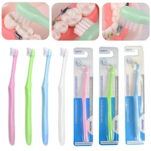 Soft Bristles Orthodontic Toothbrush Interdental Brush Brace Clean Oral Hygiene - Picture 1 of 16
